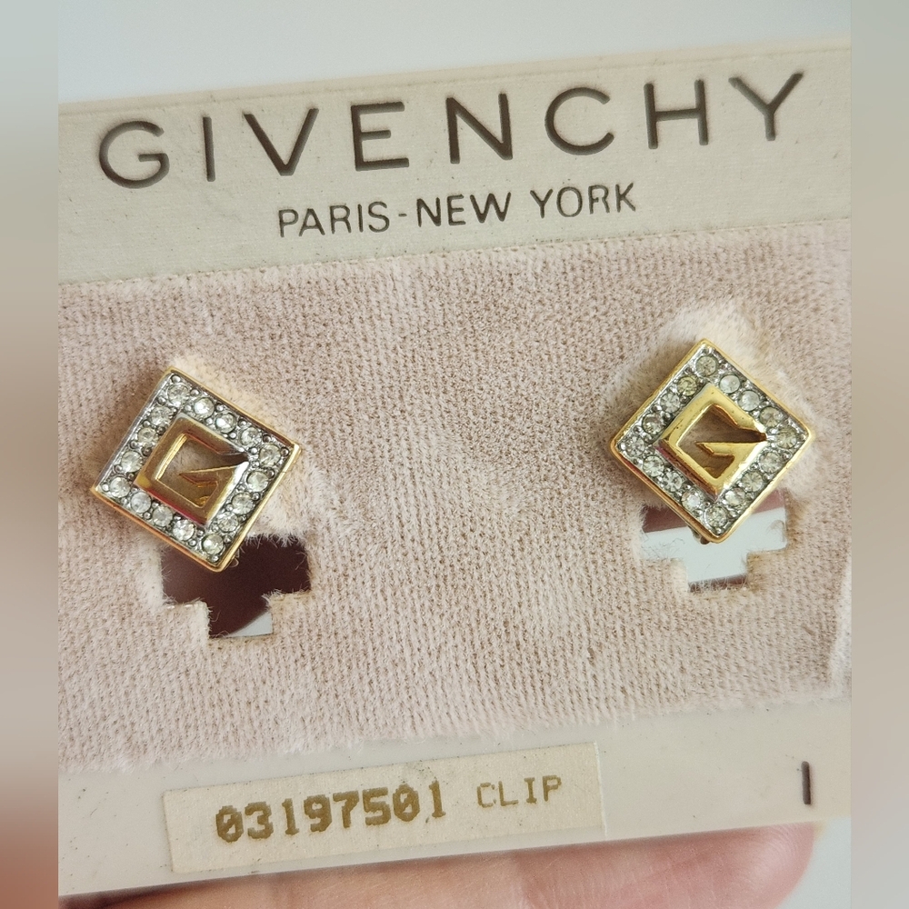 Givenchy Gold and Silver Earrings